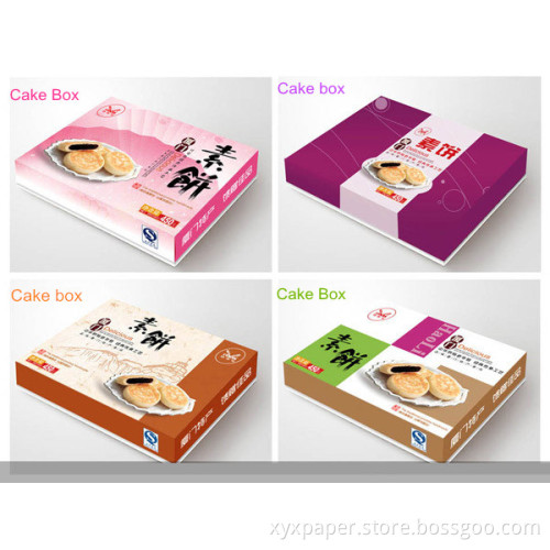 Different Beatiful Color Cake Boxes
